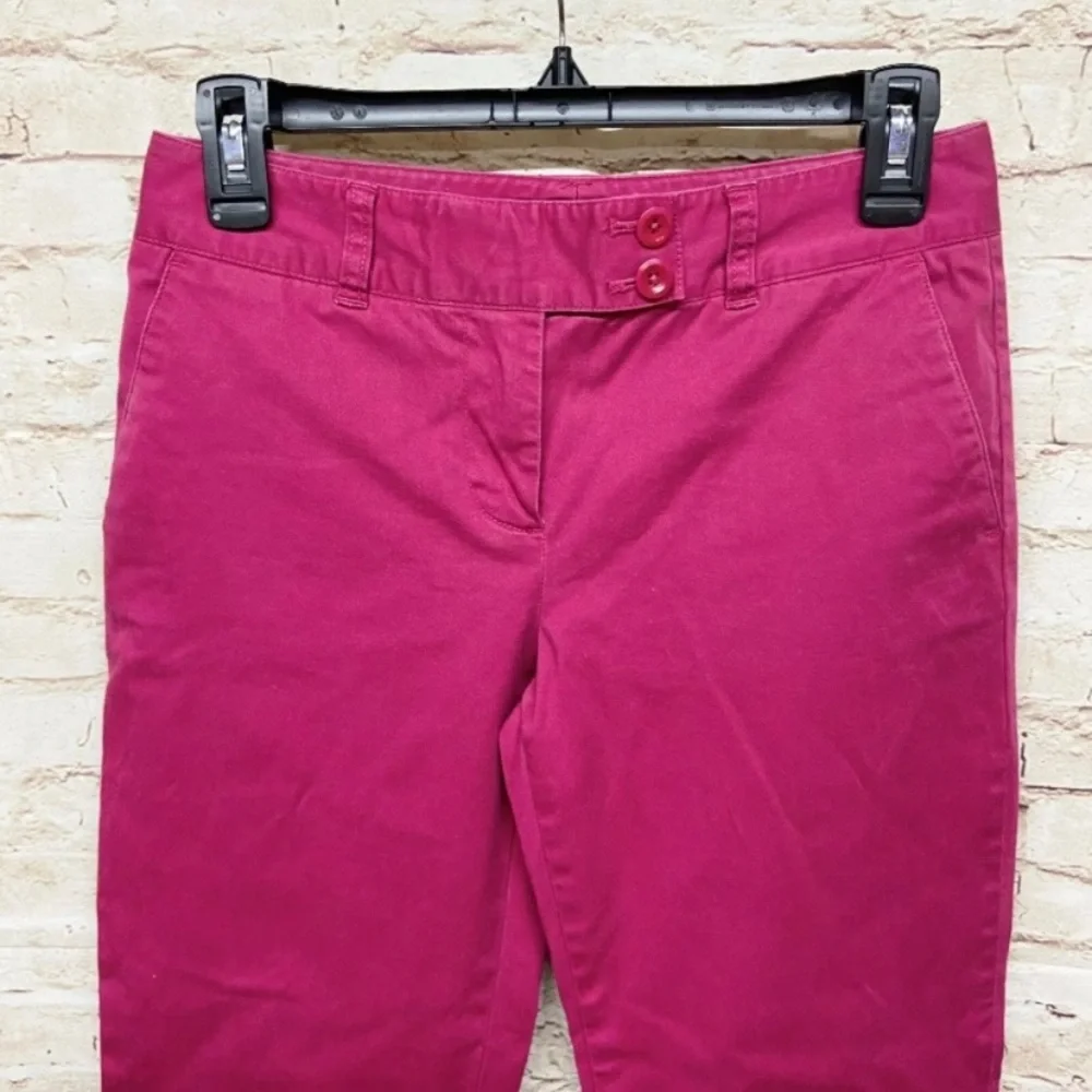(3 Pair) Vineyard Vines Women Cropped Pants Size 0 Whale Straight Solid Red Blue - Picture 3 of 11